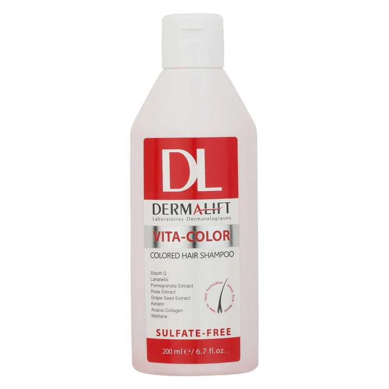 شامپو موهای رنگ شده ویتاکالر درمالیفت