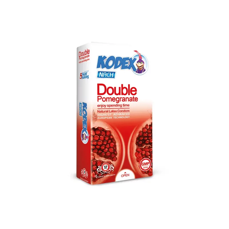 کاندوم دابل انار کدکس بسته 12 عددی