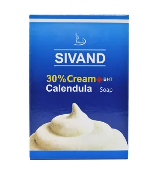 صابون کرم دار ۳۰ درصد سیوند حاوی کالاندولا