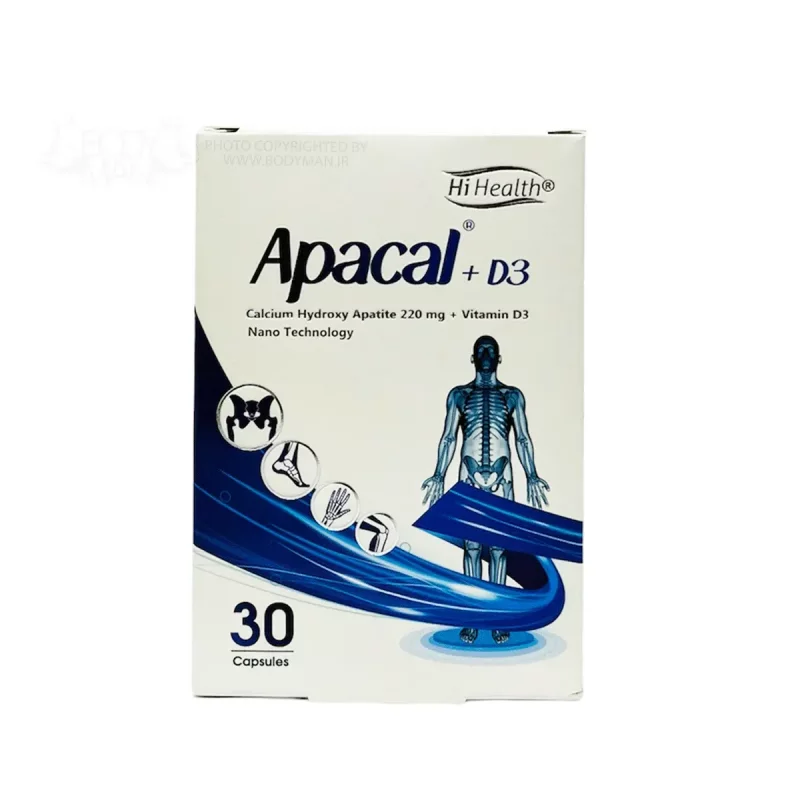 آپاکل و ویتامین د3 های هلث