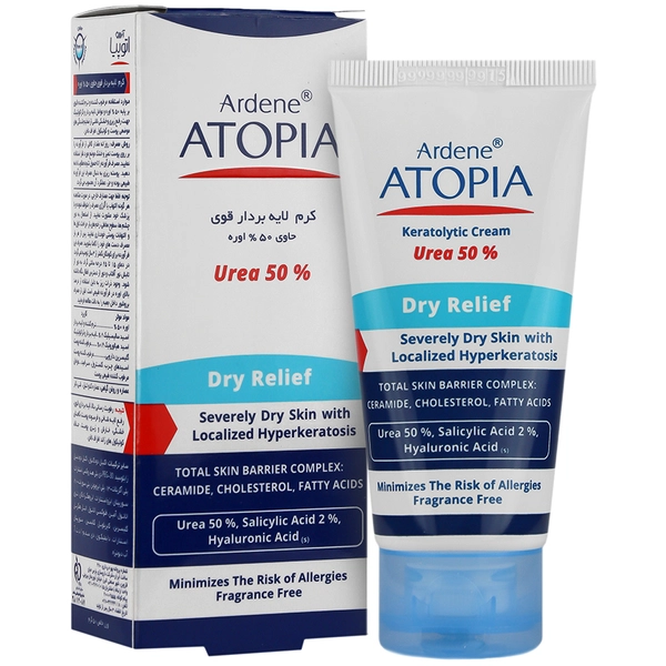 کرم لایه بردار قوی 50 درصد اوره آتوپیا