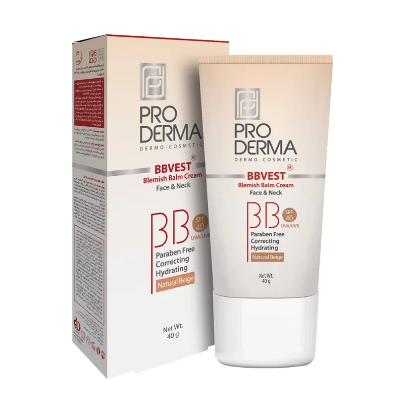 کرم پوشاننده ب ب وست SPF 40 پرودرما