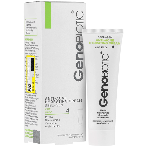 کرم آبرسان ضد آکنه سبوژن 4 ژنوباوتیک