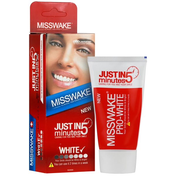 خمیر دندان سفید کننده 5 دقیقه ای میسویک