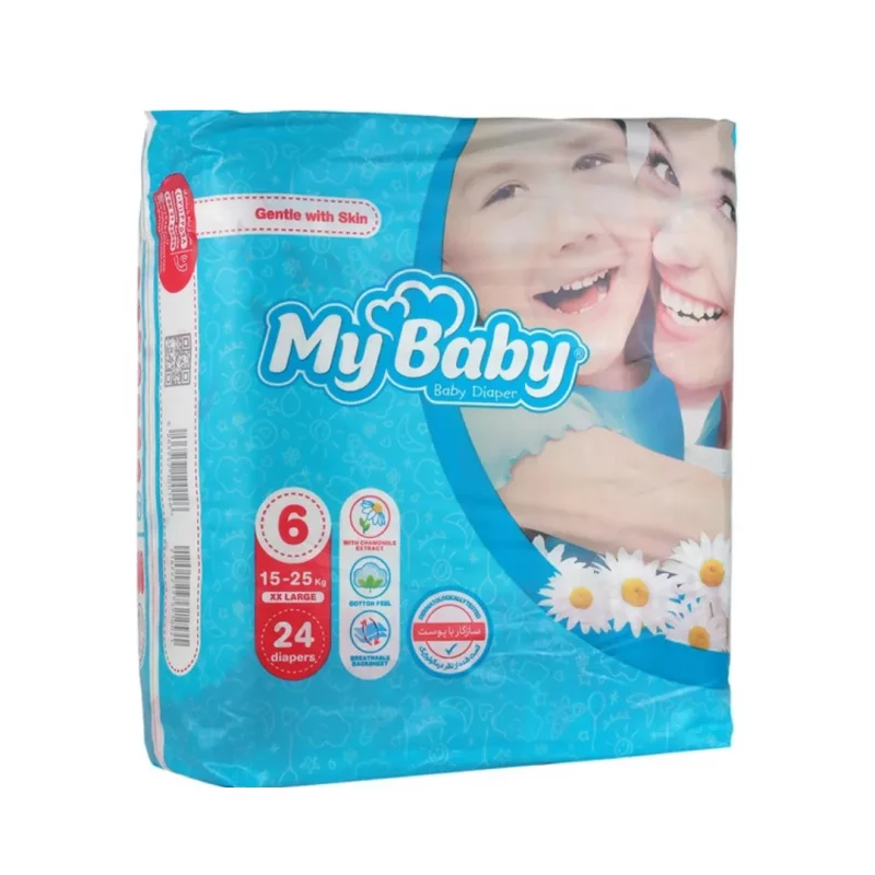 پوشک مای بیبی سایز 6 24 عددی