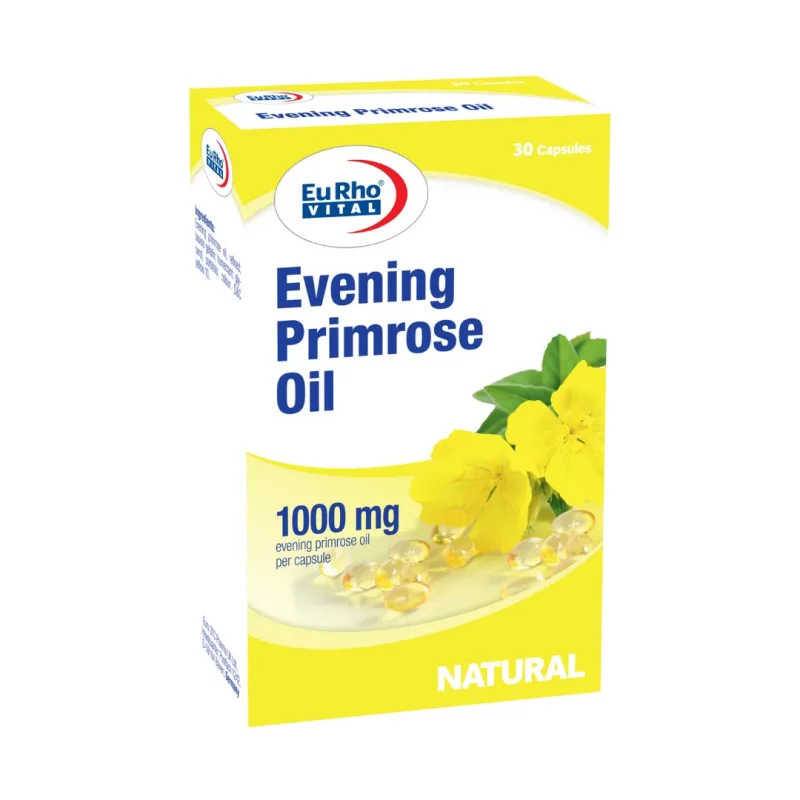 کپسول ایوینینگ پرایم رز اویل 1000 میلی گرم یوروویتال