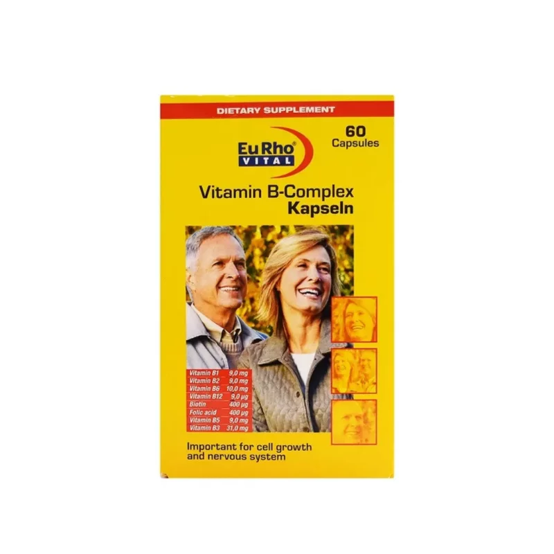 قرص ویتامین ب کمپلکس یوروویتال بسته 60 عددی