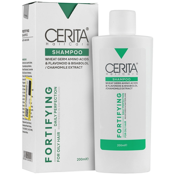 شامپو تقویت کننده موی چرب سریتا