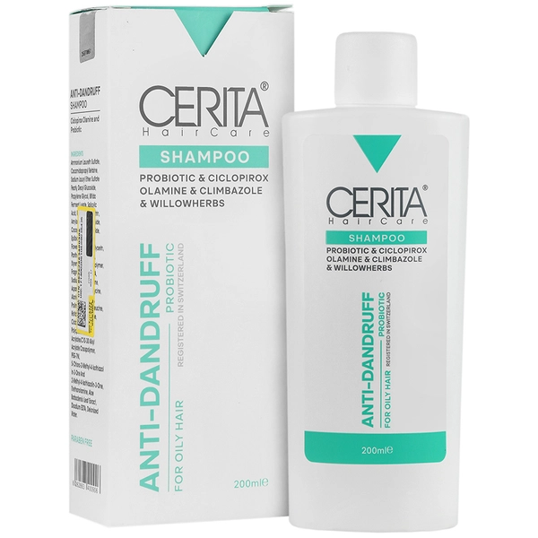 شامپو ضد شوره پروبیوتیک موهای چرب سریتا