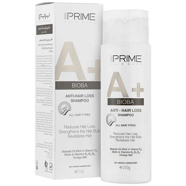 شامپو تقویت کننده و ضد ریزش +A پریم