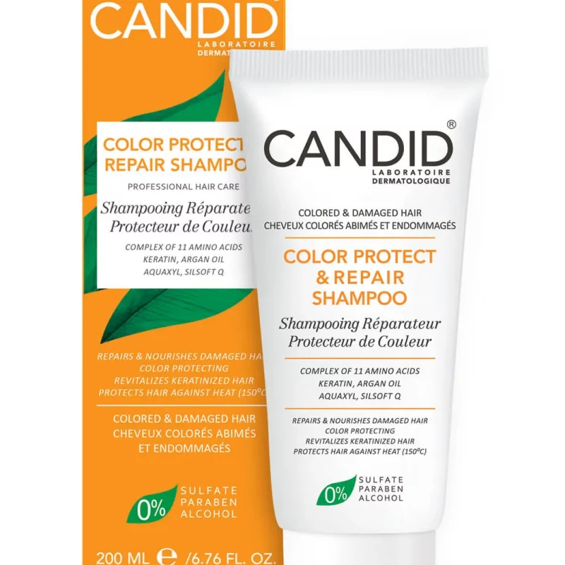 شامپو تثبیت رنگ کاندید موی رنگ شده
