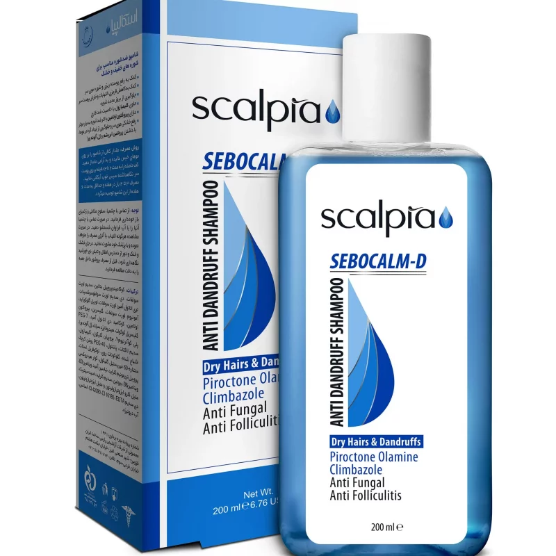شامپو ضد شوره اسکالپیا مناسب موهای خشک