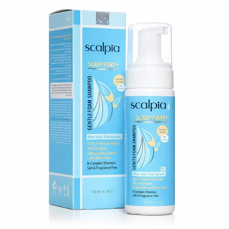 شامپو فوم اسکالپیا مناسب موهای تازه کاشته شده