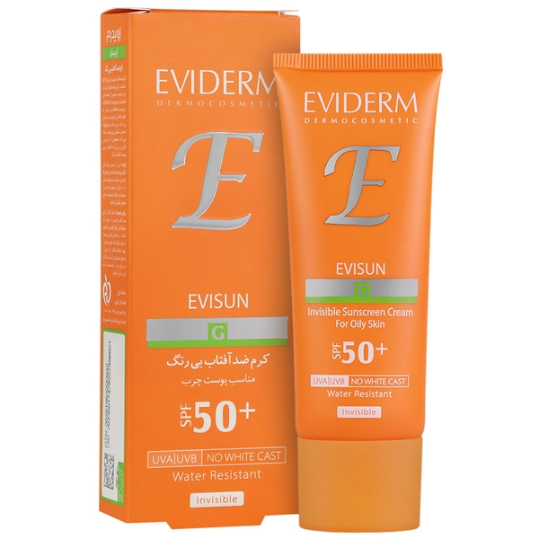 کرم ضد آفتاب  بی رنگ اوی سان پوست چرب +SPF50 اویدرم