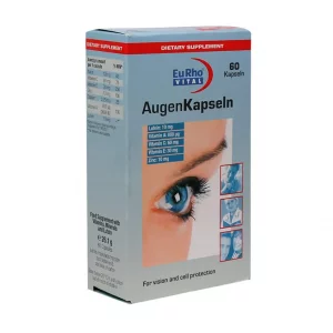 کپسول چشم اوژن یوروویتال بسته 60 عددی