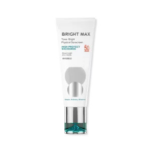 ضد آفتاب فیزیکال تن برایت SPF50 (بی رنگ) برایت مکس