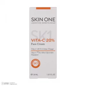 کرم صورت ویتامین سی 20 درصد اسکین وان