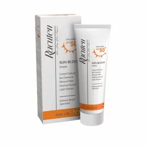کرم ضد آفتاب بی رنگ راکوتن پوست چرب و مختلط SPF50