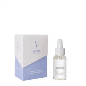 سرم هیالورونیک اسید و آلفا آربوتین وکتور