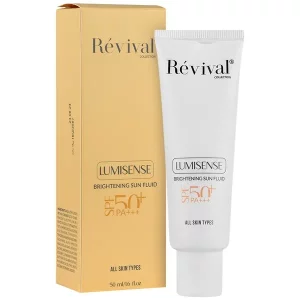 فلوئید ضد آفتاب روشن کننده رویوال SPF50 لومیسنس