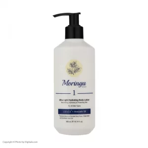 لوسیون بدن آبرسان مورینگا انواع پوست 1