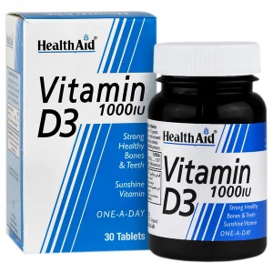 ویتامین د3 هلث اید 1000 واحد بسته 30 عددی