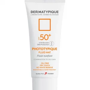 فلویید ضد آفتاب بی رنگ پوست چرب درماتیپیک SPF50