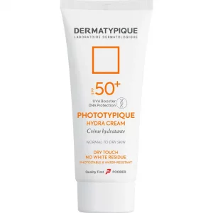 کرم ضد آفتاب بی رنگ هیدرا پوست خشک درماتیپیک  SPF50