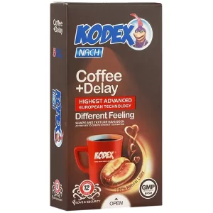 کاندوم تاخیری قهوه کدکس بسته 12 عددی