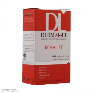پن غیر صابونی شفاف پوست حساس رزالیفت درمالیفت