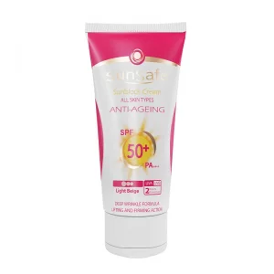 کرم ضد آفتاب ضد چروک SPF50 سان سیف