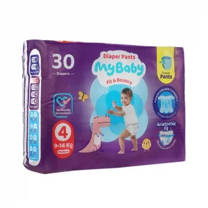 پوشک شورتی مای بیبی کانال دار سایز 4