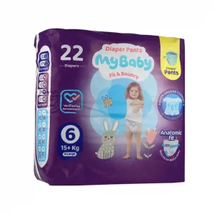 پوشک شورتی کانال دار خیلی بزرگ سایز 6