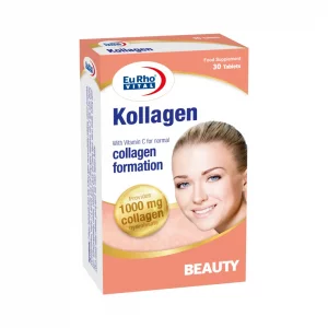 قرص کلاژن 1000 میلی گرم و ویتامین سی یوروویتال