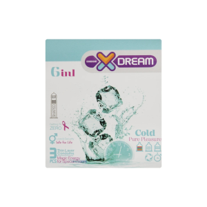 کاندوم ایکس دریم مدل Cold بسته 3 عددی