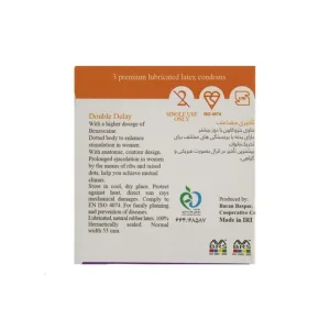 کاندوم ایکس دریم مدل Double Delay بسته 3 عددی