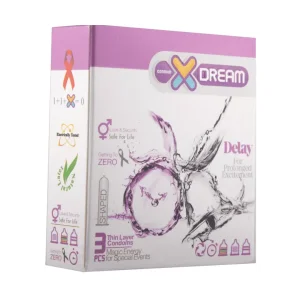 کاندوم ایکس دریم مدل تاخیری بسته 3 عددی