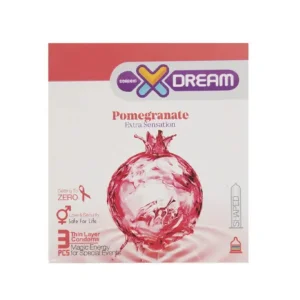 کاندوم تنگ کننده انار ایکس دریم بسته 3 عددی