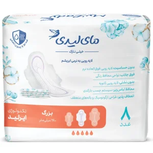 نوار بهداشتی خیلی نازک 8 عددی L مای لیدی