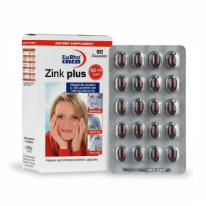 کپسول زینک پلاس یوروویتال 10 میلی گرم