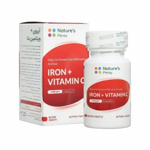 قرص آیرون ویتامین ث نیچرز  پلنتی بسته 60 عددی