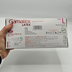 دستکش لاتکس حریر مدل گاماتکس