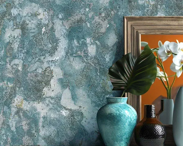 آلبوم کاغذدیواری کربن 1طرح پتینه آبی کد ۱۰۰۴۹