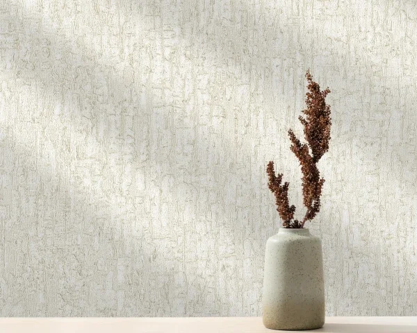 کاغذ دیواری کربن2/carbon طرح بافت سفید / کرم کد ۱۰۲۰۳