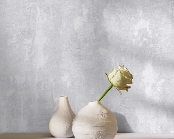 کاغذ دیواری کربن2/carbon طرح پتینه نقره‌ای کد ۱۰۲۲۴