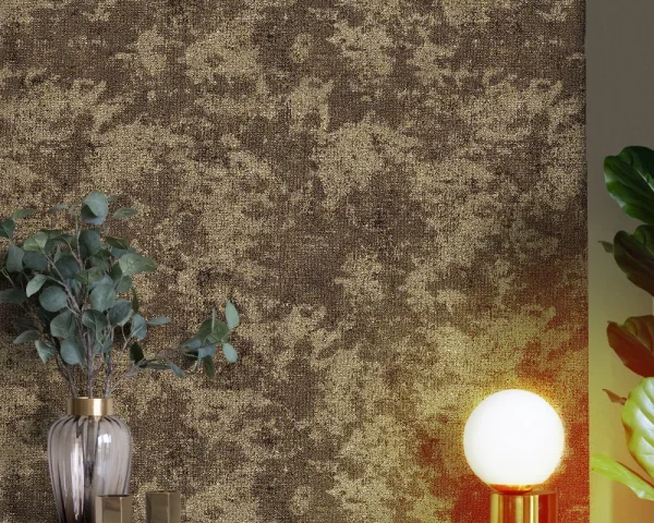 کاغذ دیواریکربن 3/carbon3 طرح پتینه قهوه‌ای کد ۱۰۲۴۹