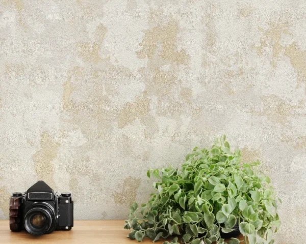 کاغذ دیواری کربن 3/carbon3 طرح پتینه کرم کد ۱۰۳۲۴