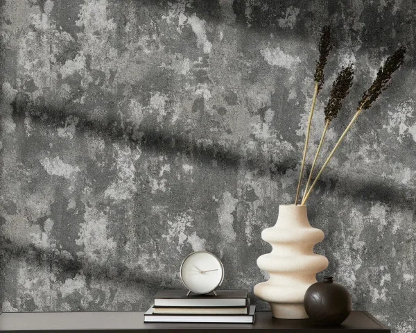 کاغذ دیواری کربن 3/carbon3 طرح پتینه خاکستری کد ۱۰۳۳۲