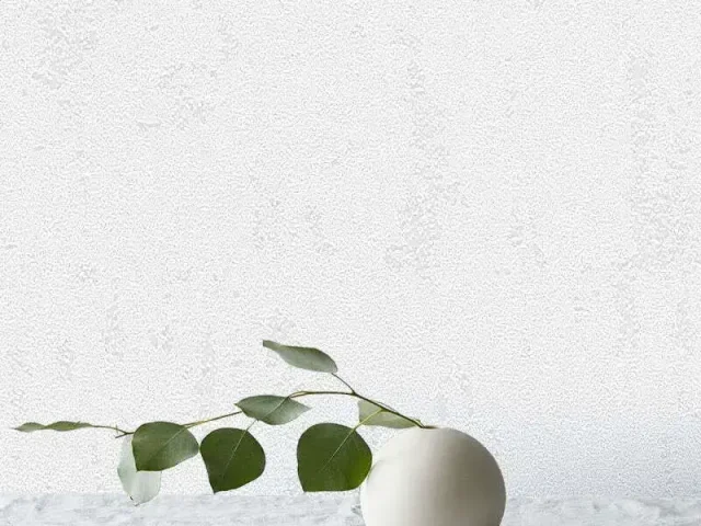 کاغذ دیواری هاش دو او H2O طرح ساده سفید/ کد 904W