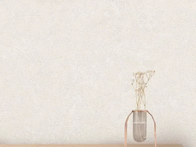 کاغذ دیواری هاش دو او H2O طرح بافت کرم /کد 906C